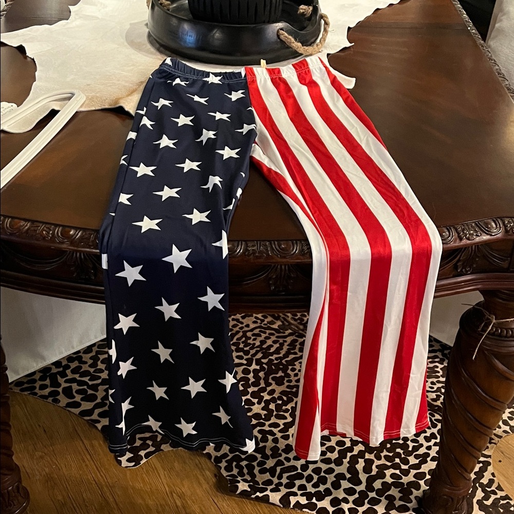 Patriotic Star and Stripe Pants